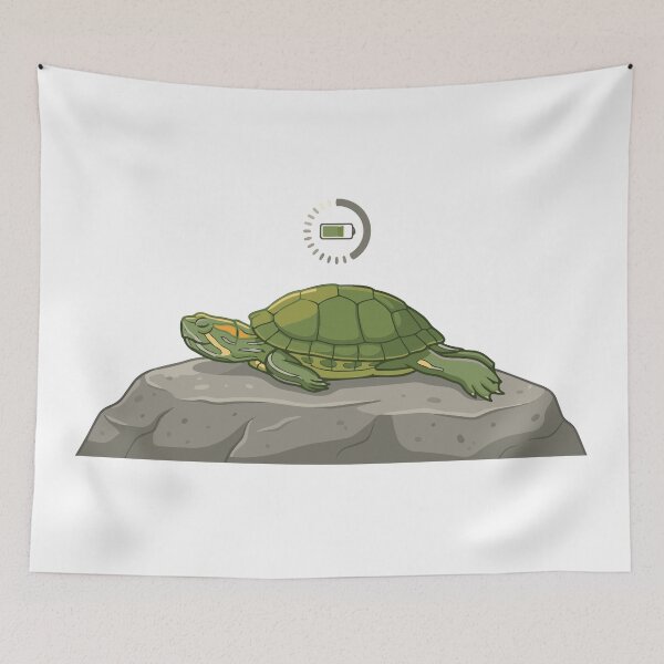 Item preview, Recharging Please Wait Funny Red-Eared Slider designed and sold by Petzzz.
