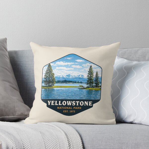 Item preview, Yellowstone National Park Retro Geyser Wildlife, Wyoming US designed and sold by Gideon Emmerich.