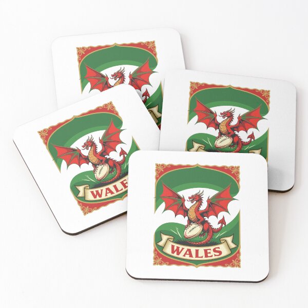 Item preview, Pure Rugby Spirit Red Dragon Motif designed and sold by taiche.