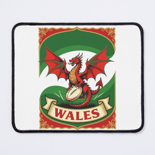 Item preview, Pure Rugby Spirit Red Dragon Motif designed and sold by taiche.