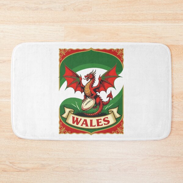 Item preview, Pure Rugby Spirit Red Dragon Motif designed and sold by taiche.