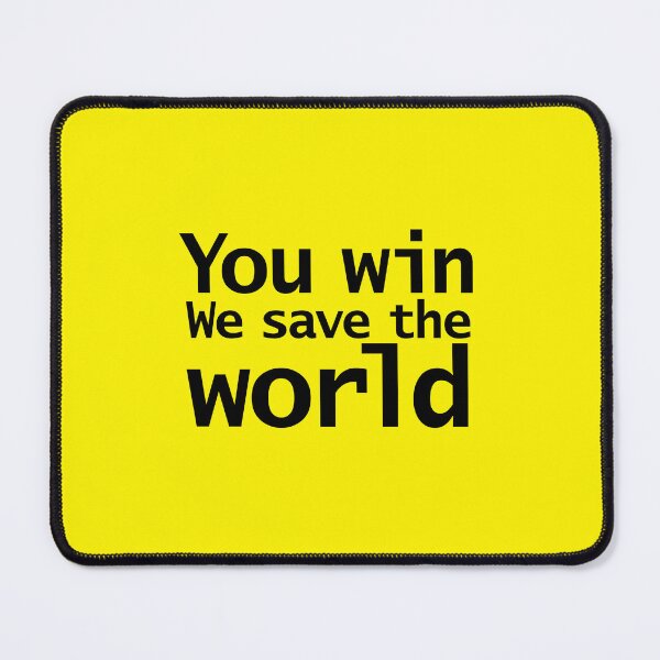 Item preview, Pluribus TV Show You Win We Save The World designed and sold by ellenhenry.