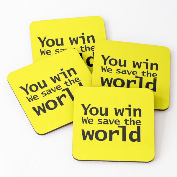 Item preview, Pluribus TV Show You Win We Save The World designed and sold by ellenhenry.