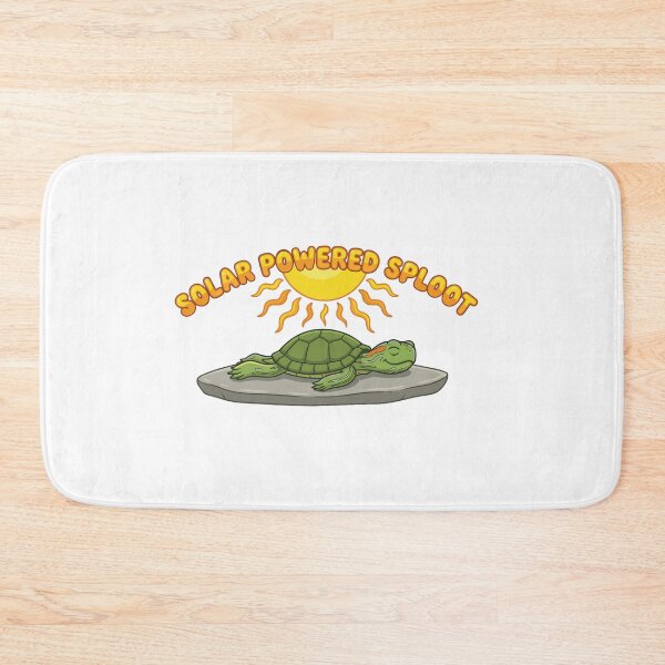 Item preview, Solar Powered Sploot Lazy Red-Eared Slider Turtle designed and sold by Petzzz.