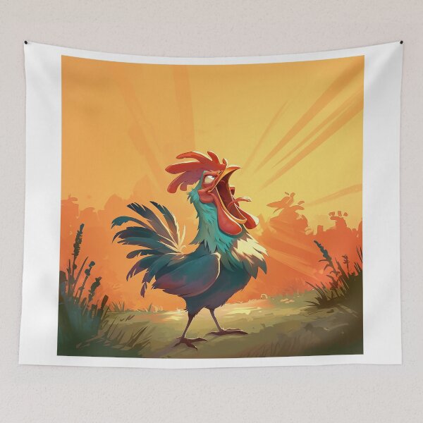 Item preview, Rooster Crowing At Sunrise designed and sold by Christian Weiss.