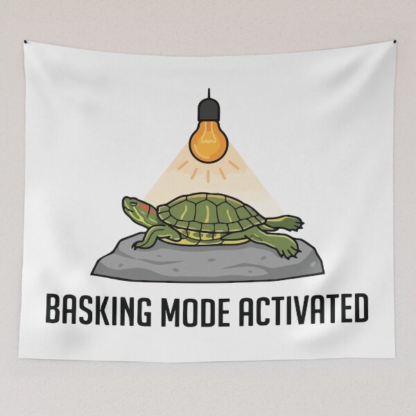 Item preview, Basking Mode Activated Red-Eared Slider Sploot designed and sold by Petzzz.