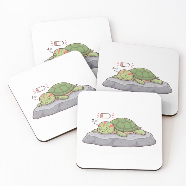 Item preview, Battery Low Funny Basking Red-Eared Slider designed and sold by Petzzz.