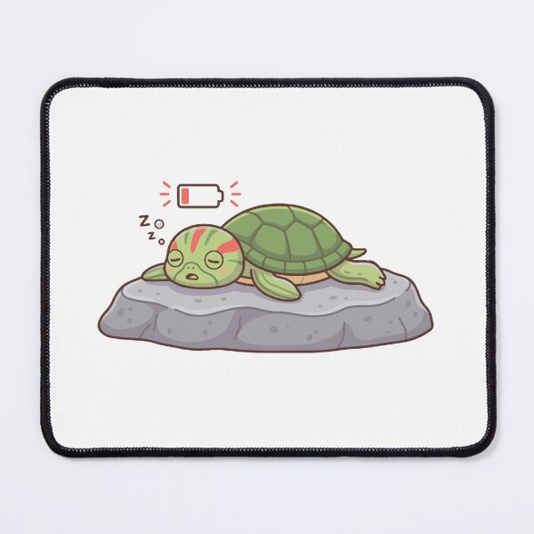 Item preview, Battery Low Funny Basking Red-Eared Slider designed and sold by Petzzz.