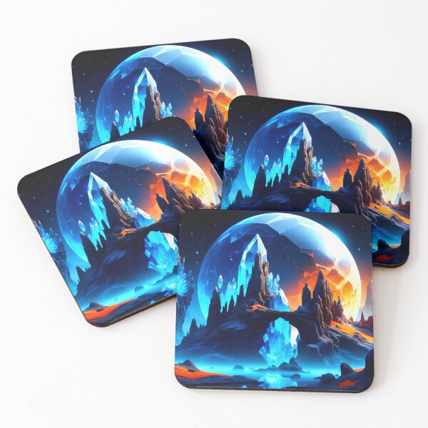 Item preview, Crystal Landscape, Ai Generated Art  designed and sold by ACC .