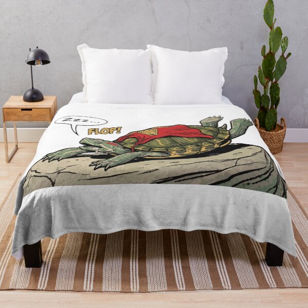 Item preview, Superman Pose Champion Funny Red-Eared Slider designed and sold by Petzzz.