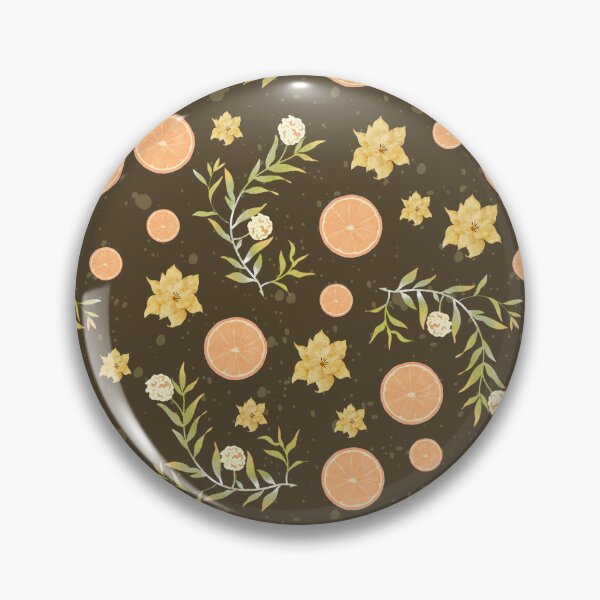 Item preview, Floral Orange Summer Pattern designed and sold by ApricityPhrases.