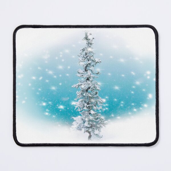 Item preview, Romantic abstract pine tree, winter snow scene designed and sold by hollycooper.