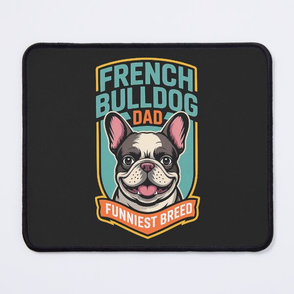 Item preview, Funny French Bulldog Gift - Retro Badge designed and sold by EverydayThreadz.