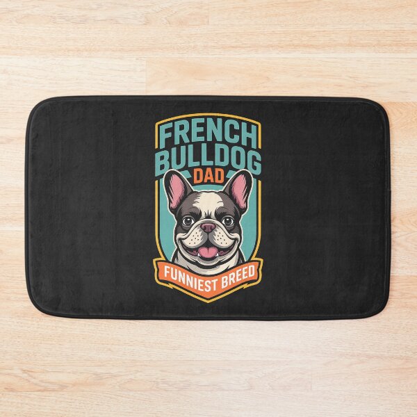 Item preview, Funny French Bulldog Gift - Retro Badge designed and sold by EverydayThreadz.