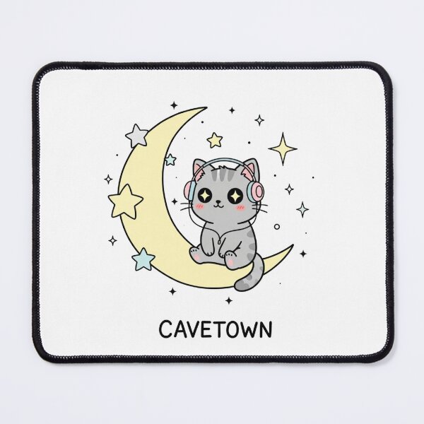 Item preview, Cavetown Cat – Pastel Indie Music Vibes Art designed and sold by TrendNova Studio.