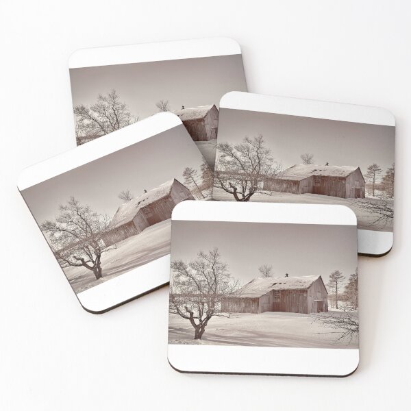 Item preview, Old barn in winter (sepia tone) designed and sold by James Cumming.