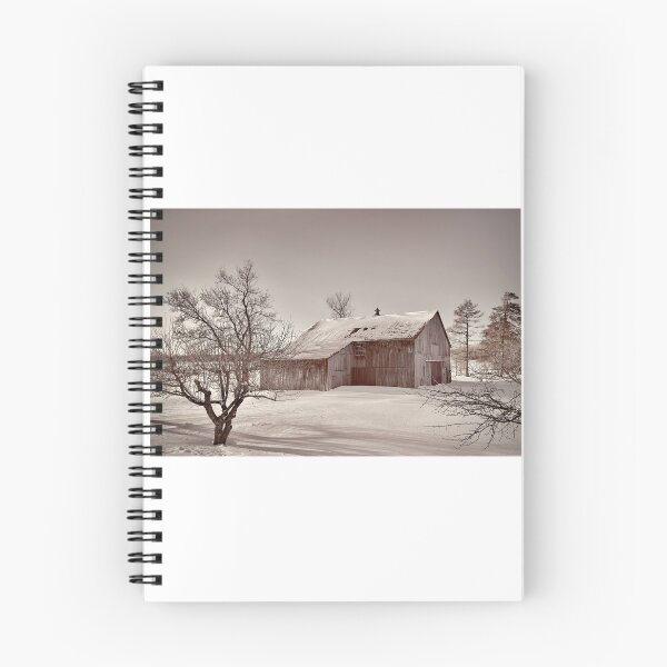 Item preview, Old barn in winter (sepia tone) designed and sold by James Cumming.