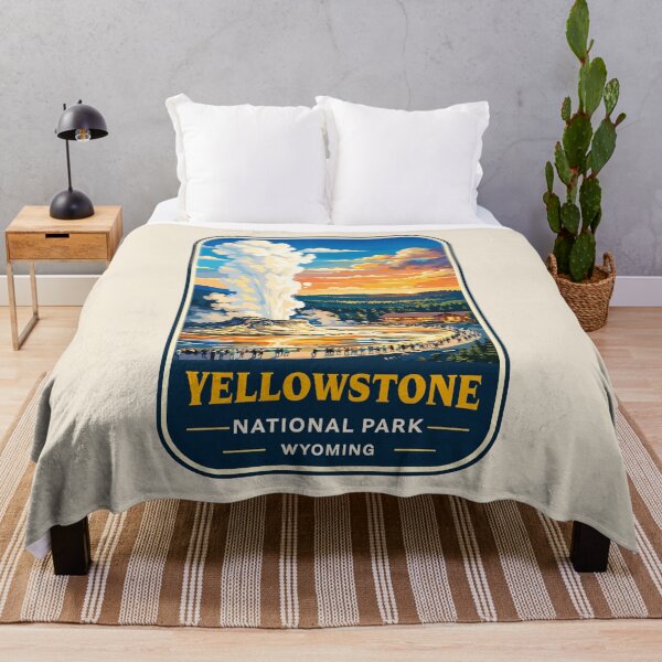 Item preview, Yellowstone National Park Retro Design, Wyoming US designed and sold by Gideon Emmerich.