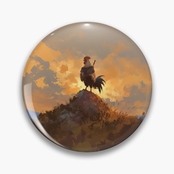 Item preview, Warrior Rooster At Sunrise designed and sold by Christian Weiss.