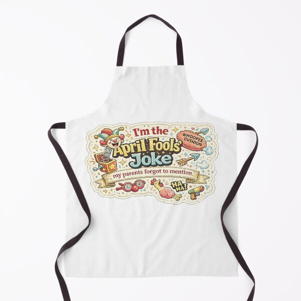 Item preview, Retro 90s April Fools Joke – Funny Sarcastic Quote Sticker designed and sold by MujernDesignArt.