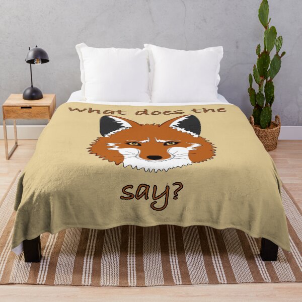 Item preview, Fox Say designed and sold by Angela’s Doodles.