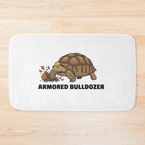 Item preview, The Armored Bulldozer Funny Giant Sulcata Tortoise designed and sold by Petzzz.