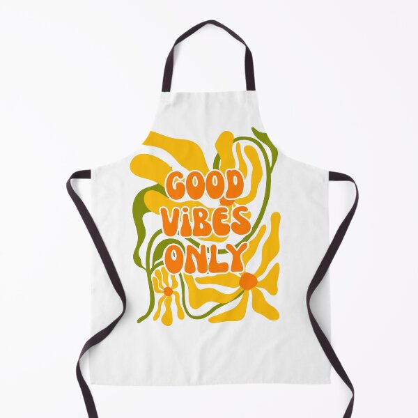 Item preview, “Good Vibes Only” in Orange Tones – Motivation Illustration designed and sold by iamKRUK.