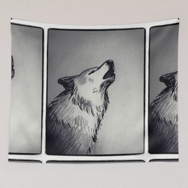 Item preview, Akela the Lone Wolf - Inspired by the Jungle Book designed and sold by Joanna  Harker Shaw.