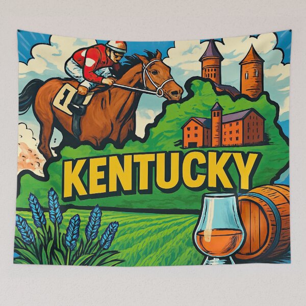 Item preview, Kentucky state | Comics - Cartoon style designed and sold by ComicsFactory.