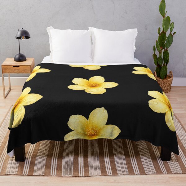Item preview, Yellow Flower with Water Drops designed and sold by MKVisions.