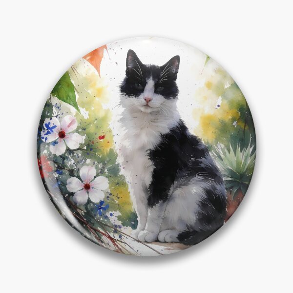 Item preview, Cat Amidst Colorful Foliage designed and sold by cuprum.