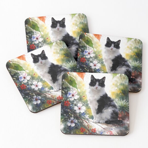 Item preview, Cat Amidst Colorful Foliage designed and sold by cuprum.