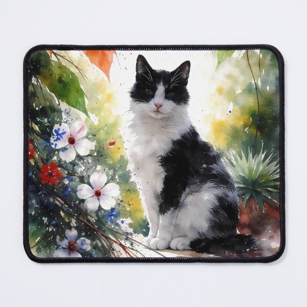 Item preview, Cat Amidst Colorful Foliage designed and sold by cuprum.