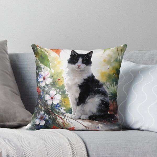 Item preview, Cat Amidst Colorful Foliage designed and sold by cuprum.