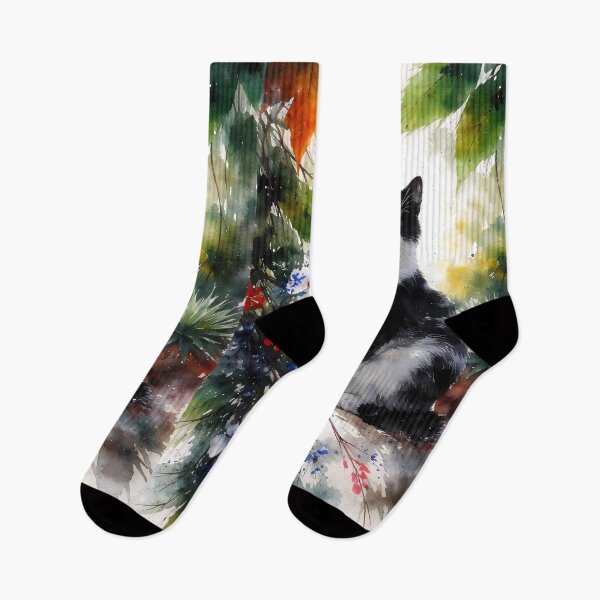 Item preview, Cat Amidst Colorful Foliage designed and sold by cuprum.