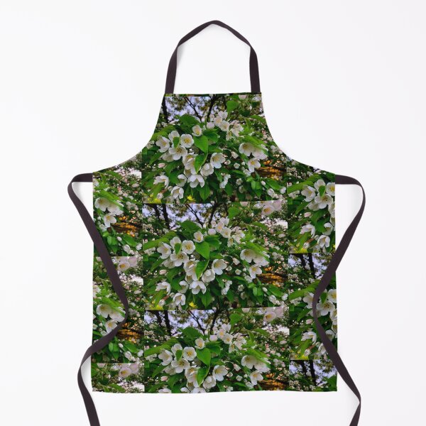 Item preview, White flowering tree, spring blossoms, cherry tree, crabapple tree, dog wood designed and sold by hollycooper.