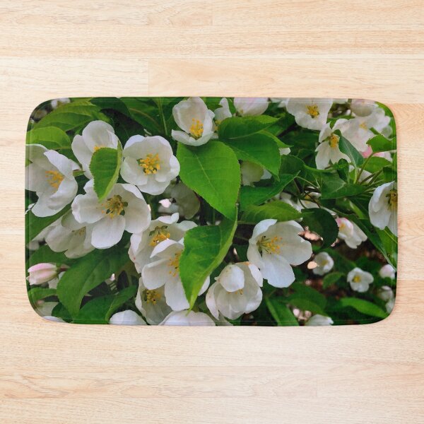 Item preview, White flowering tree, spring blossoms, cherry tree, crabapple tree, dog wood designed and sold by hollycooper.