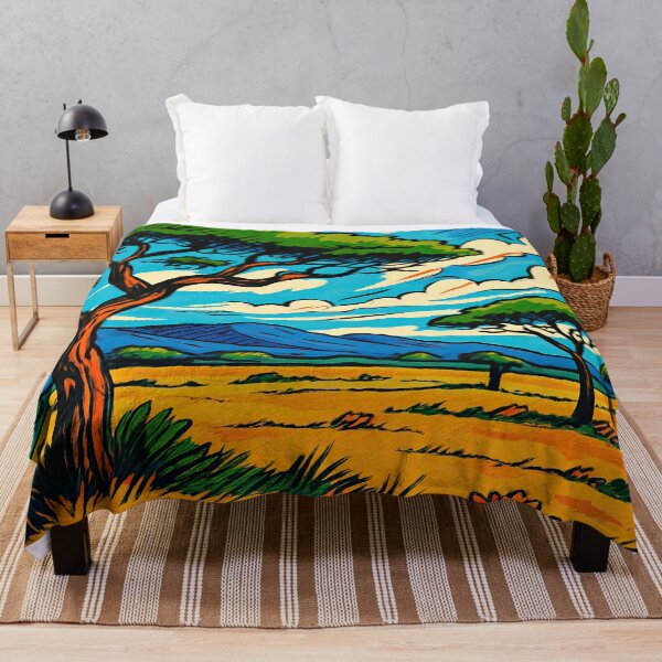 Item preview, Kenya landscape | Comics - Cartoon style designed and sold by ComicsFactory.