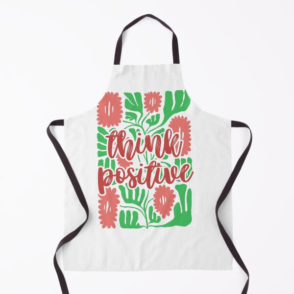 Item preview, “Think Positive” in Red and Green – Motivation Illustration designed and sold by iamKRUK.