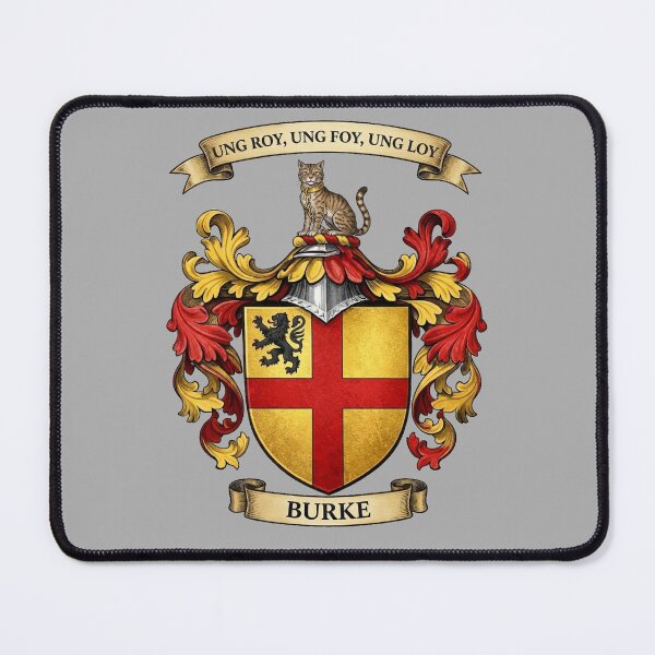 Item preview, The Burke Family Coat of Arms designed and sold by BagTown Clans.