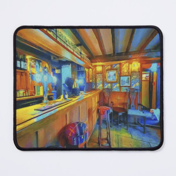 Item preview, Cozy Country Pub Van Gogh Style designed and sold by Londonimages.