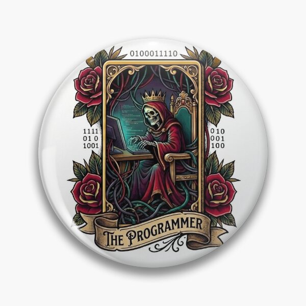 Item preview, The Programmer tarot card designed and sold by Chroma Drift.