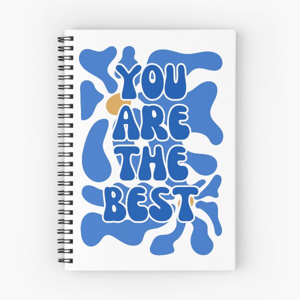 Item preview, “You Are the Best” in Blue Tones – Motivation Illustration designed and sold by iamKRUK.