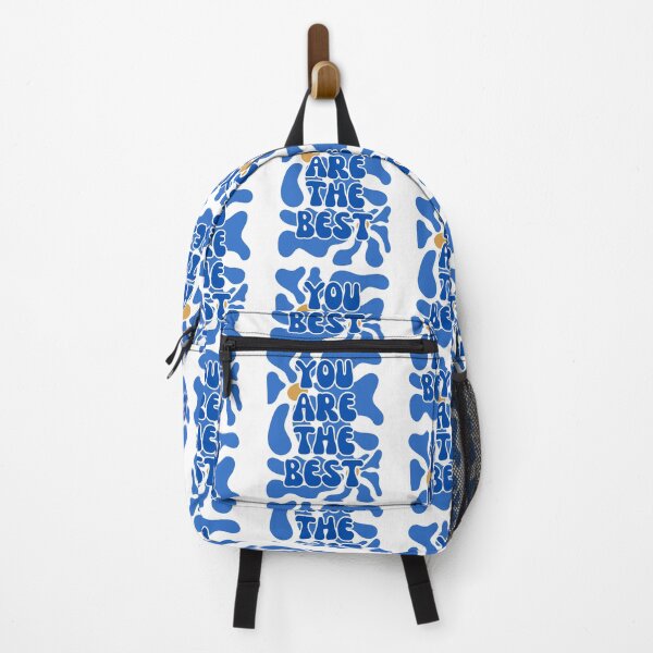Item preview, “You Are the Best” in Blue Tones – Motivation Illustration designed and sold by iamKRUK.