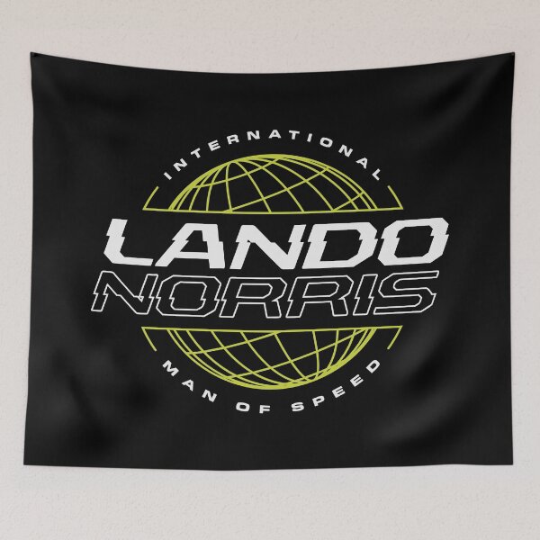 Item preview, Lando Norris McLaren Formula 1 Globe Design White designed and sold by Novaque.