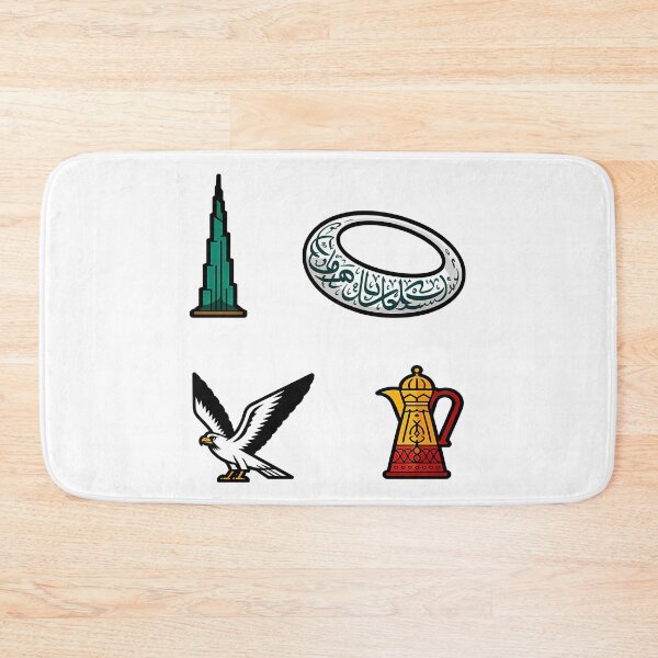 Item preview, Dubai United Arab Emirates Landmarks Icon Vector Art designed and sold by sky11PP.