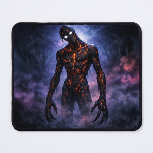 Item preview, Dark Lava Shadow Creature – 80s Horror Fantasy Monster designed and sold by Designjeen.