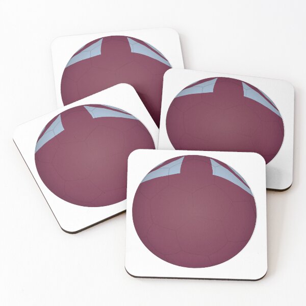 Item preview, Football in Aston Villa colours designed and sold by BettyRoseDesign.