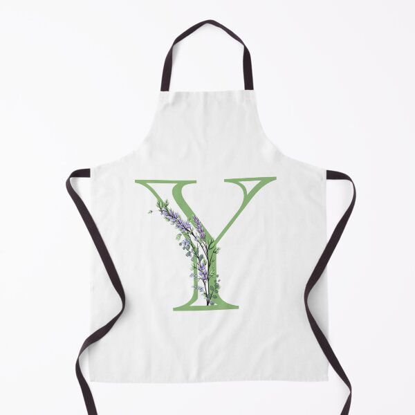 Item preview, The letter “Y’ | romantic Eucalyptus and Lavender floral illustration | floral Monograms designed and sold by hollycooper.