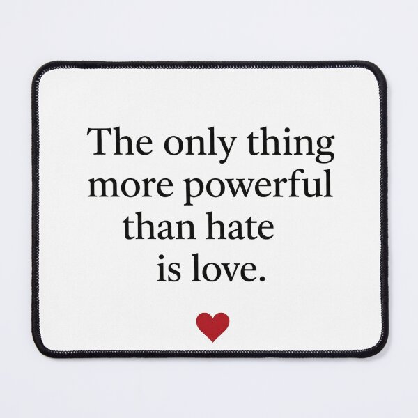 Item preview, the only thing more powerful than hate is love - bad bunny designed and sold by AENAcharms.